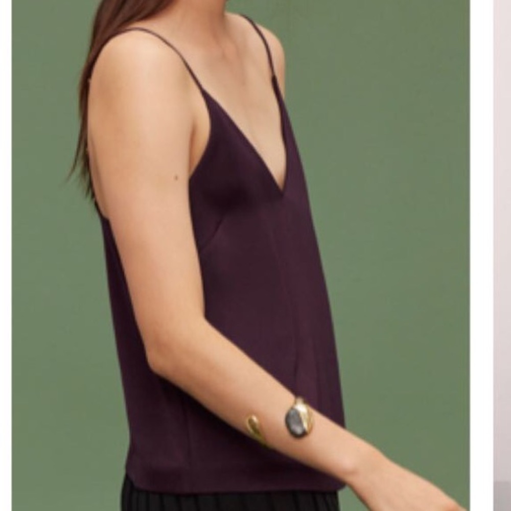 NWOT Aritzia Wilfred deep v camisole in colour noble